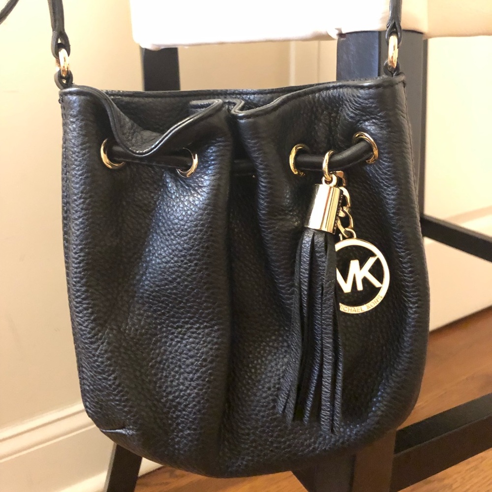 Michael Kors Black Leather Crossbody